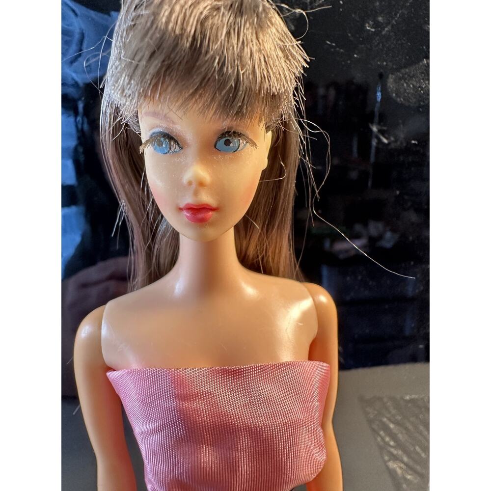Vintage 1968 Twist N Turn TNT Barbie #1160 Chocolate Bon Bon Brunette